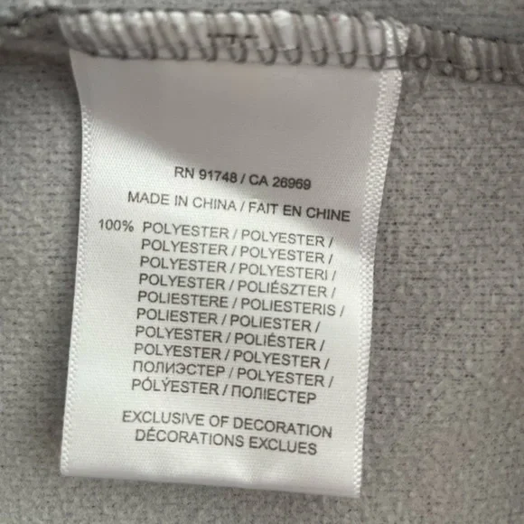 Bauer Heather Gray Vapor Fleece 1/4 Pullover, Men’s Large - Picture 7 of 7